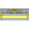 Rococo Headboard STL for CNC Milling