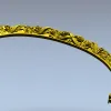 Арочная резная спинка "Вензель Розали" - 3D модель STL для ЧПУ