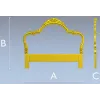 Rococo floral headboard STL for CNC milling