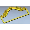 Aurora Rococo Crest - STL 3D model for CNC headboard ornament