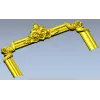 Резной картуш верхний - 3D модель STL для ЧПУ