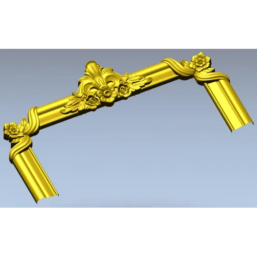 Резной картуш верхний - 3D модель STL для ЧПУ