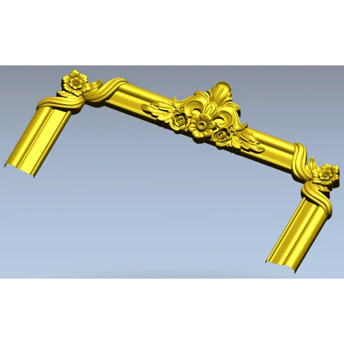 Резной картуш верхний - 3D модель STL для ЧПУ
