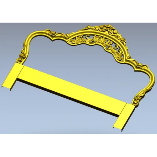 Versailles Floral Headboard STL 3D Model for CNC