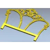 Rococo Triple Arch Headboard STL 3D model for CNC