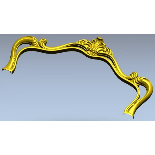 Рокайльное изголовье - 3D модель STL для ЧПУ