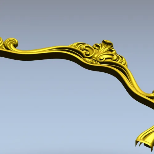 Рокайльное изголовье - 3D модель STL для ЧПУ