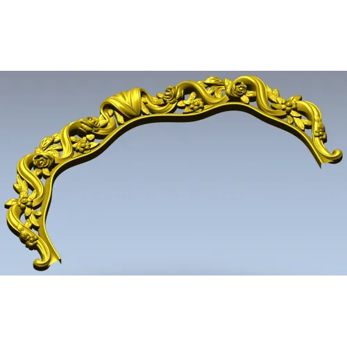Венец роз - 3D модель STL для фрезеровки изголовья