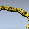 Венец роз - 3D модель STL для фрезеровки изголовья