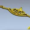 Классическое резное изголовье - stl модель для ЧПУ