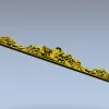 Карниз-накладка "Королевский картуш" - 3D модель STL для фрезера