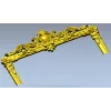 Венец кровати в стиле рококо - 3D модель STL для ЧПУ