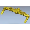 Венец кровати в стиле рококо - 3D модель STL для ЧПУ
