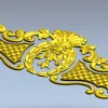 Ажурная резная накладка "Виньетка Лаурель" - 3D модель STL