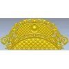 Флорентийский картуш - 3D модель STL для ЧПУ (декоративное изголовье)