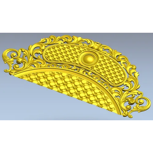 Флорентийский картуш - 3D модель STL для ЧПУ (декоративное изголовье)