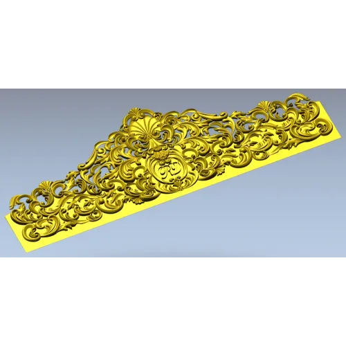 Imperial Filigree Crest - STL 3D model for CNC milling