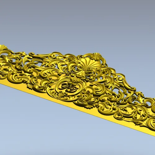 Imperial Filigree Crest - STL 3D model for CNC milling