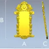 Рокайльная спинка для ЧПУ - STL модель
