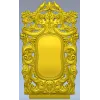 Рокайльная спинка с птицами - 3D модель STL для ЧПУ