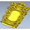 Рокайльная спинка с птицами - 3D модель STL для ЧПУ