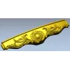 Царга с розеткой и акантовой резьбой - 3D модель STL для ЧПУ