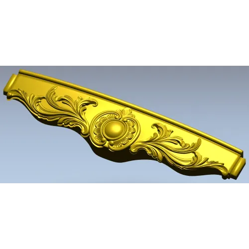Царга с розеткой и акантовой резьбой - 3D модель STL для ЧПУ