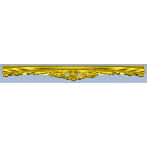 Царга с вензелем - 3D модель STL для ЧПУ