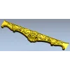 Царга с цветочным картушем - 3D модель STL для ЧПУ