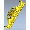 Regal Shell Rocaille Stretcher - STL 3D model for CNC