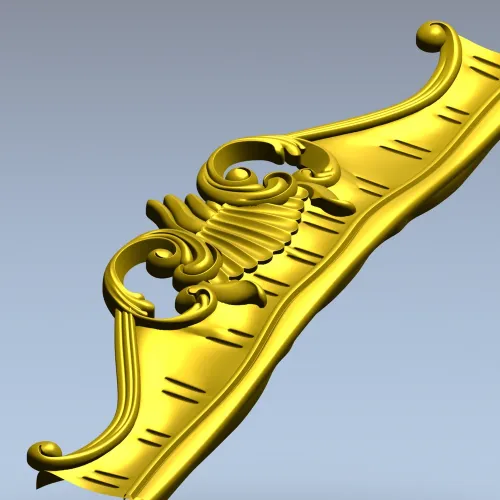 Regal Shell Rocaille Stretcher - STL 3D model for CNC