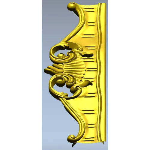 Regal Shell Rocaille Stretcher - STL 3D model for CNC
