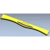 Classic Acanthus Wave Rail - STL 3D model for CNC