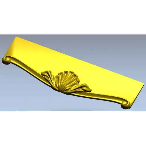 Царга Ракушка - декоративная 3D модель STL для ЧПУ