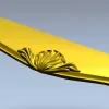 Царга Ракушка - декоративная 3D модель STL для ЧПУ