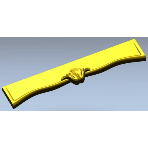 Decorative Shell Apron STL for CNC milling - 3D model for router