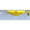 Rose Scroll Apron - STL 3D Model for CNC Milling