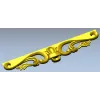Царга в стиле рококо - декоративная накладка в формате STL
