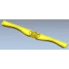 Царга с вензелем - 3D модель в формате STL для ЧПУ