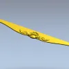 Regal Cartouche Rail STL 3D Model for CNC