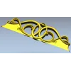 Regal Interlace ornamental frieze STL for CNC