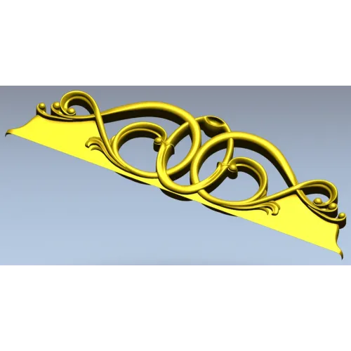 Regal Interlace ornamental frieze STL for CNC