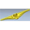 Rococo Shell Cartouche - STL 3D model for CNC milling
