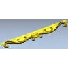 STL модель царги "Лирический вензель" - 3D модель STL для ЧПУ