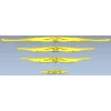 Rococo Stretcher Appliques - STL 3D Model for CNC
