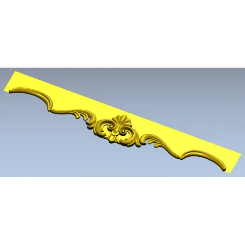 Элегантная царга с картушем - STL модель для ЧПУ