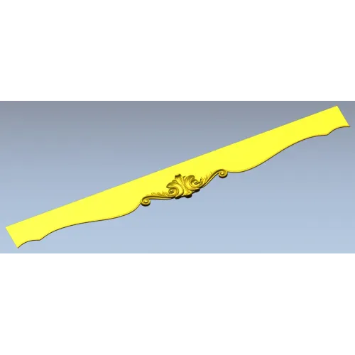 Царга с картушем в стиле рококо - 3D модель STL для ЧПУ