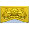 Царга с розеткой и волнообразным низом - STL для ЧПУ