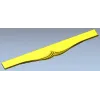 Wavecrest Apron STL 3D Model for CNC