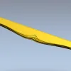 Wavecrest Apron STL 3D Model for CNC